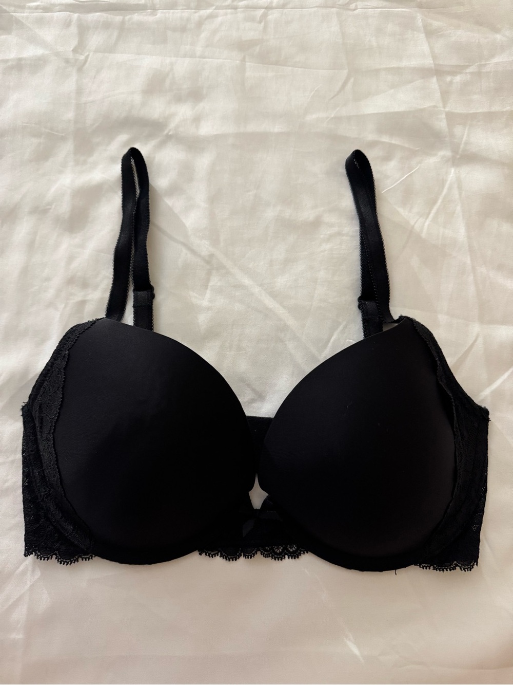 Victoria's Secret Black Lace Push-Up Bra